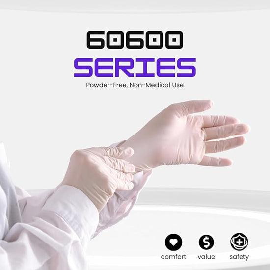 Shamrock Latex Gloves Powder Free Textured 60600 (1 Box)