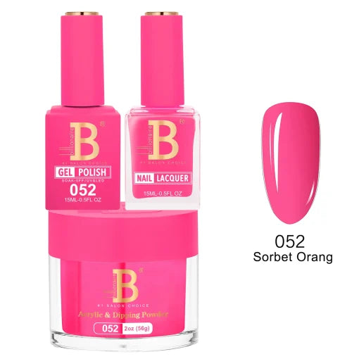 Billionaire Trio Matching Set - Imperial Collection - Sorbet Orange (052)