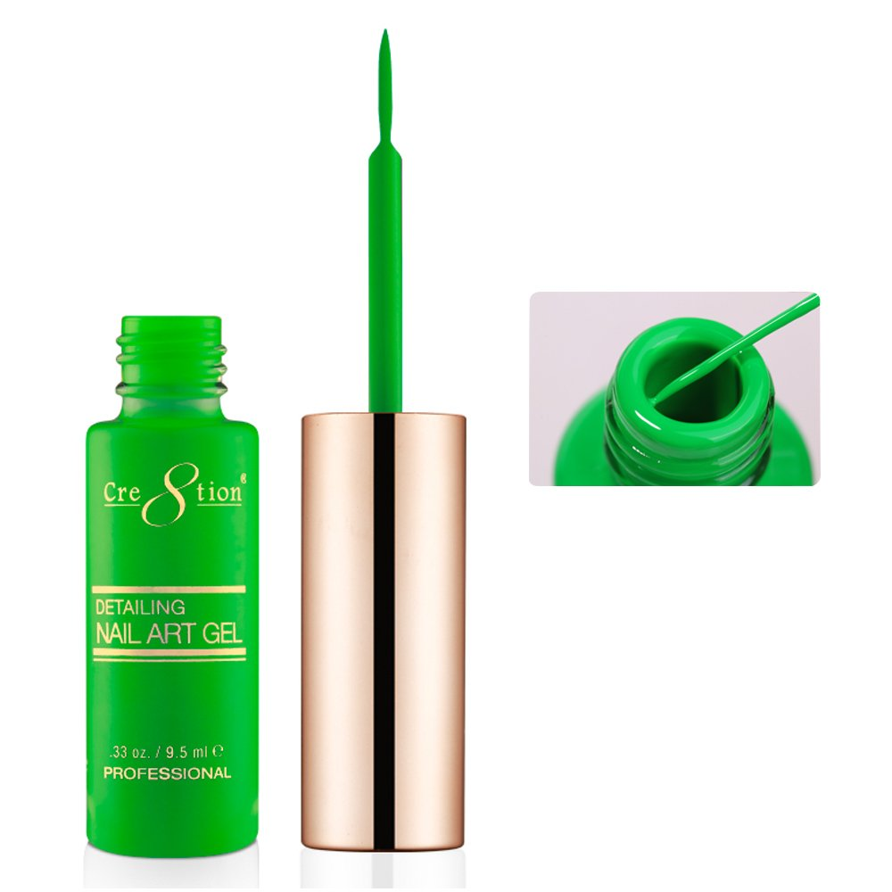 Cre8tion Detailing Nail Art Gel - Bright Collection (18 Colors)