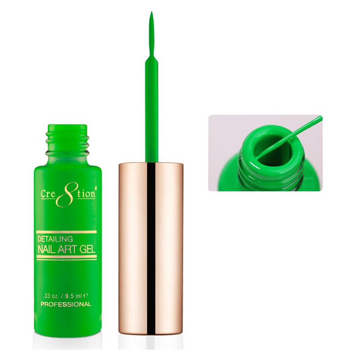 Cre8tion Detailing Nail Art Gel - Bright Collection (18 Colors)