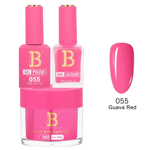Billionaire Trio Matching Set - Imperial Collection - Guava Red (055)