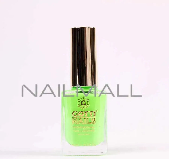 #55L Gotti Nail Lacquer - Glo On Green