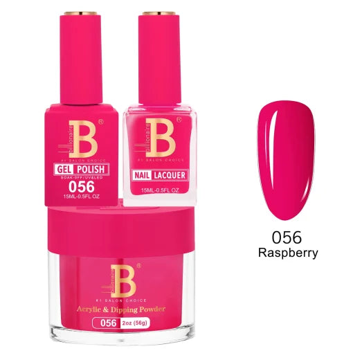 Billionaire Trio Matching Set - Imperial Collection - Raspberry (056)