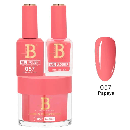 Billionaire Trio Matching Set - Imperial Collection - Papaya (057)
