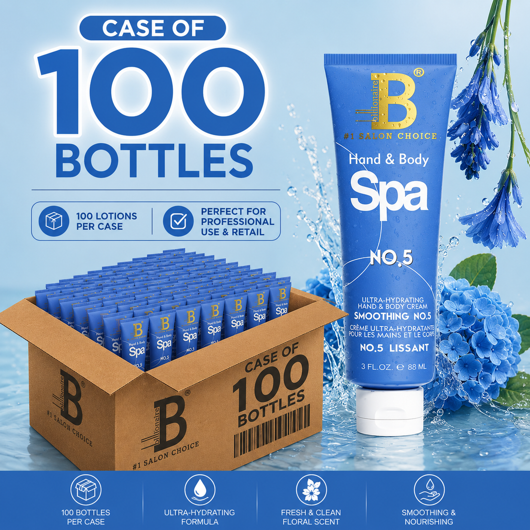 Billionaire Hand & Body Spa Cream Lotion 3oz | Nourishing Moisturizing Spa Cream