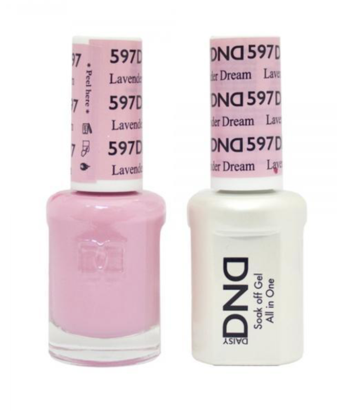 Lavender Dream #597 - Daisy DND Matching Gel Duo Set
