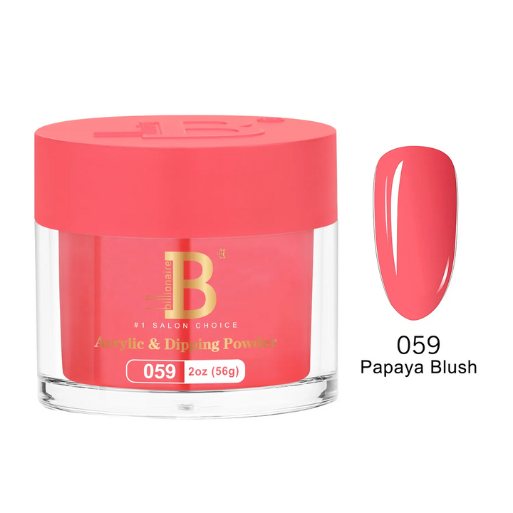 Billionaire Dip Acrylic Powder - Imperial Collection - Papaya Blush (059)