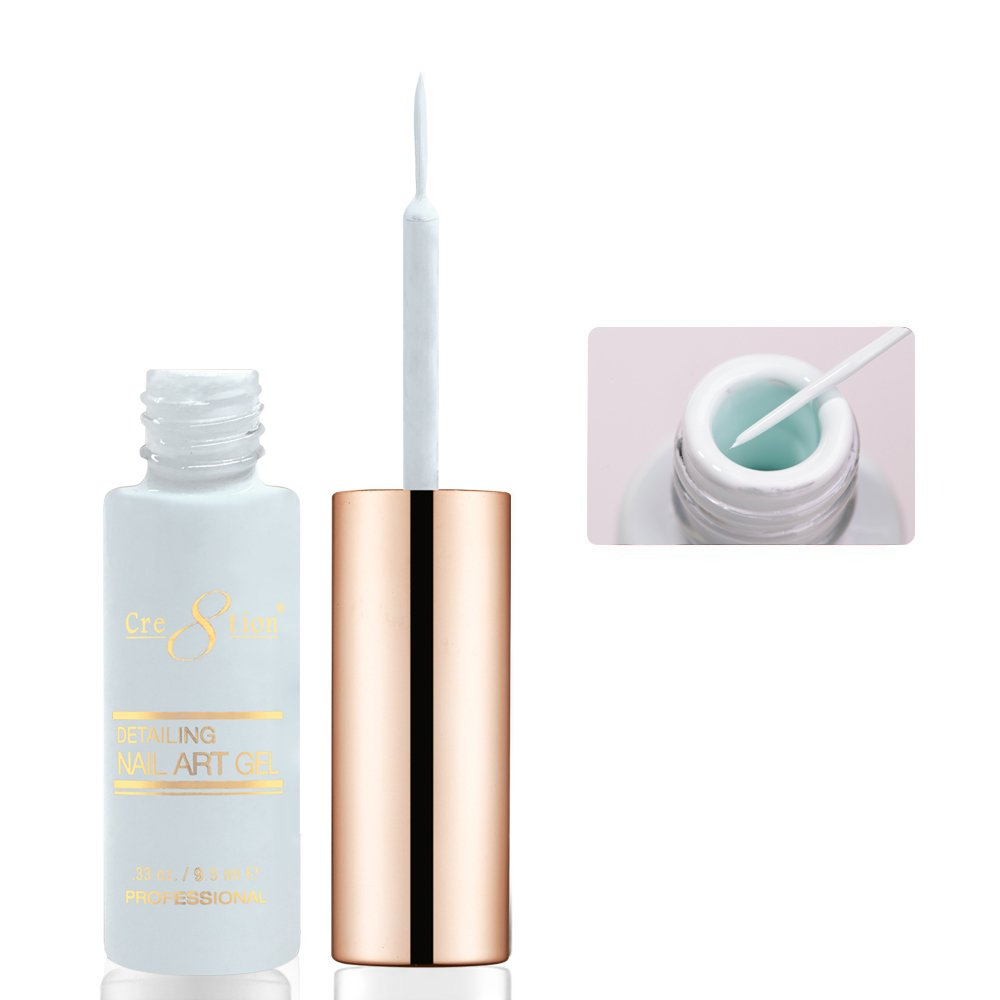 Cre8tion Detailing Nail Art Gel - Pastel Collection (18 Colors)