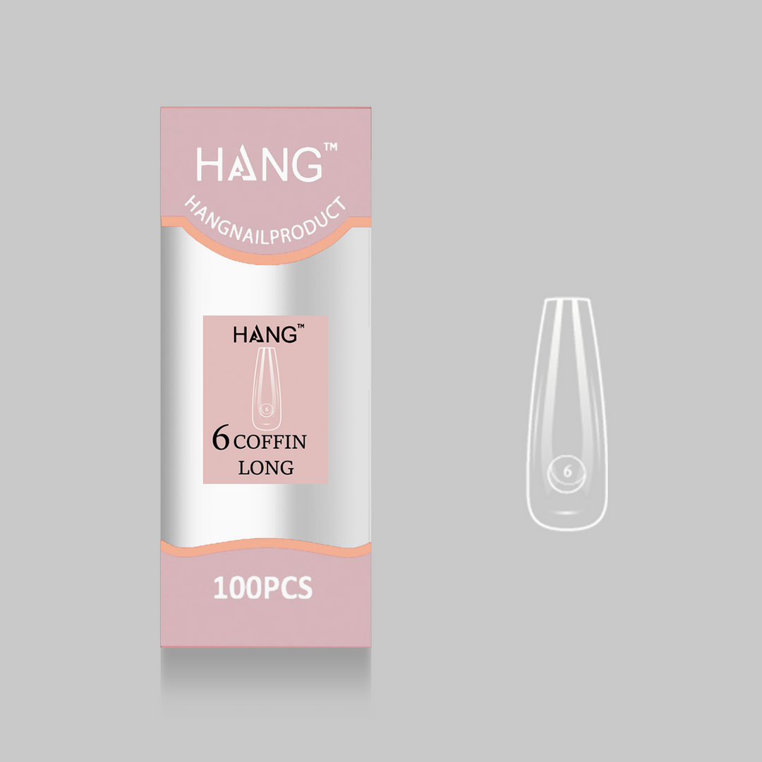 Hang Nail Products - Premium Tip Refill (Coffin Long) - 100 pcs.