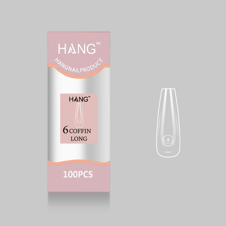 Hang Nail Products - Premium Tip Refill (Coffin Long) - 100 pcs.