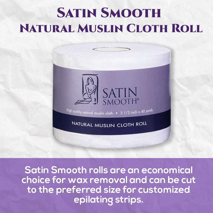 Satin Smooth Natural Muslim Cloth Roll