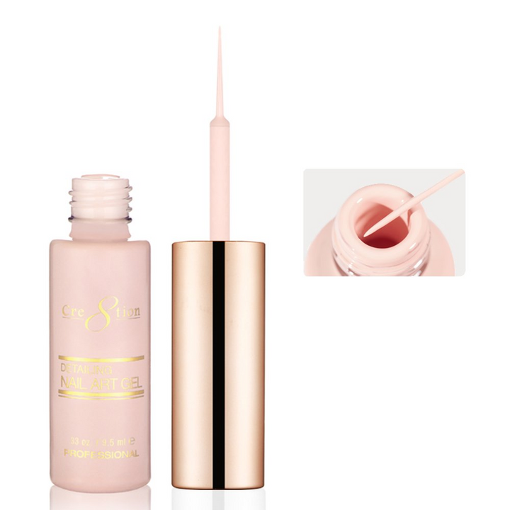 Cre8tion Detailing Nail Art Gel - Pastel Collection (18 Colors)