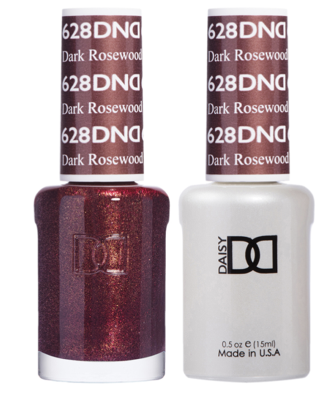 Dark Rosewood #628 - Daisy DND Matching Gel Duo Set