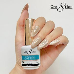 Cre8tion Cat Eye Soak Off Gel - 62