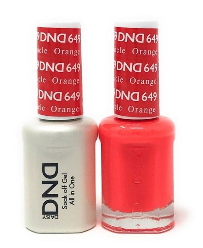 Orange Creamsicle #649 - Daisy DND Matching Gel Duo Set