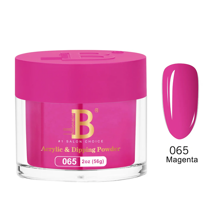 Billionaire Dip Acrylic Powder - Imperial Collection - Magenta (065)