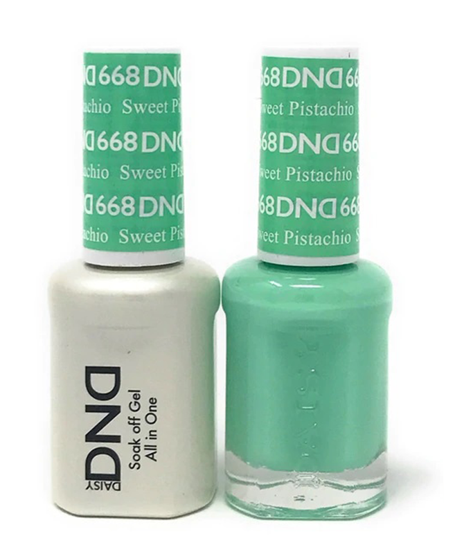 Sweet Pistachia #668 - Daisy DND Matching Gel Duo Set