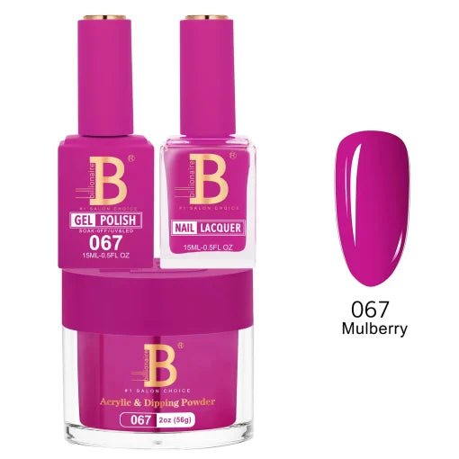 Billionaire Trio Matching Set - Imperial Collection - Mulberry (067)