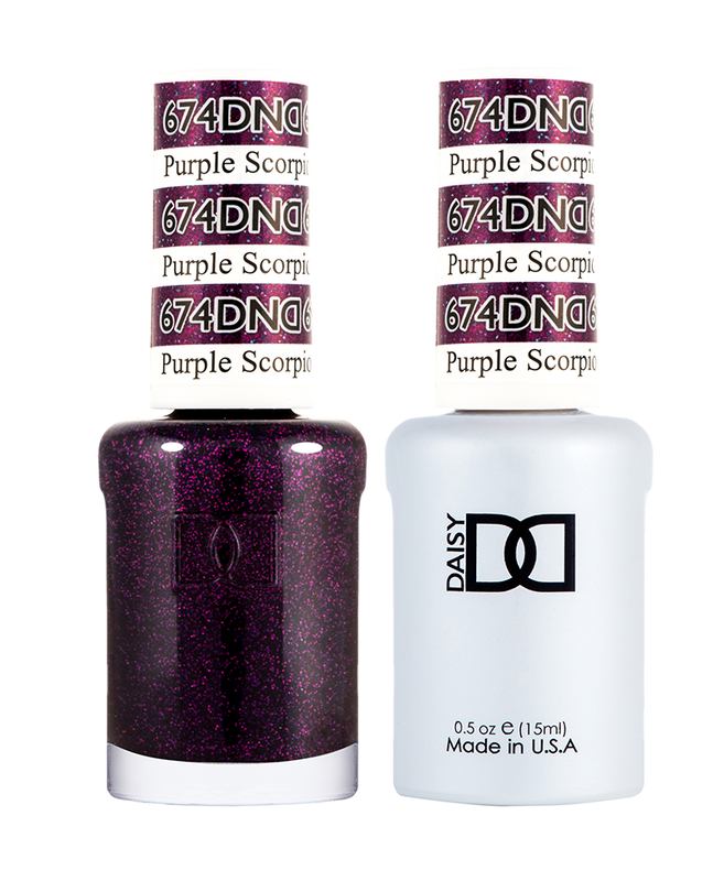 Purple Scorpion #674 - Daisy DND Matching Gel Duo Set