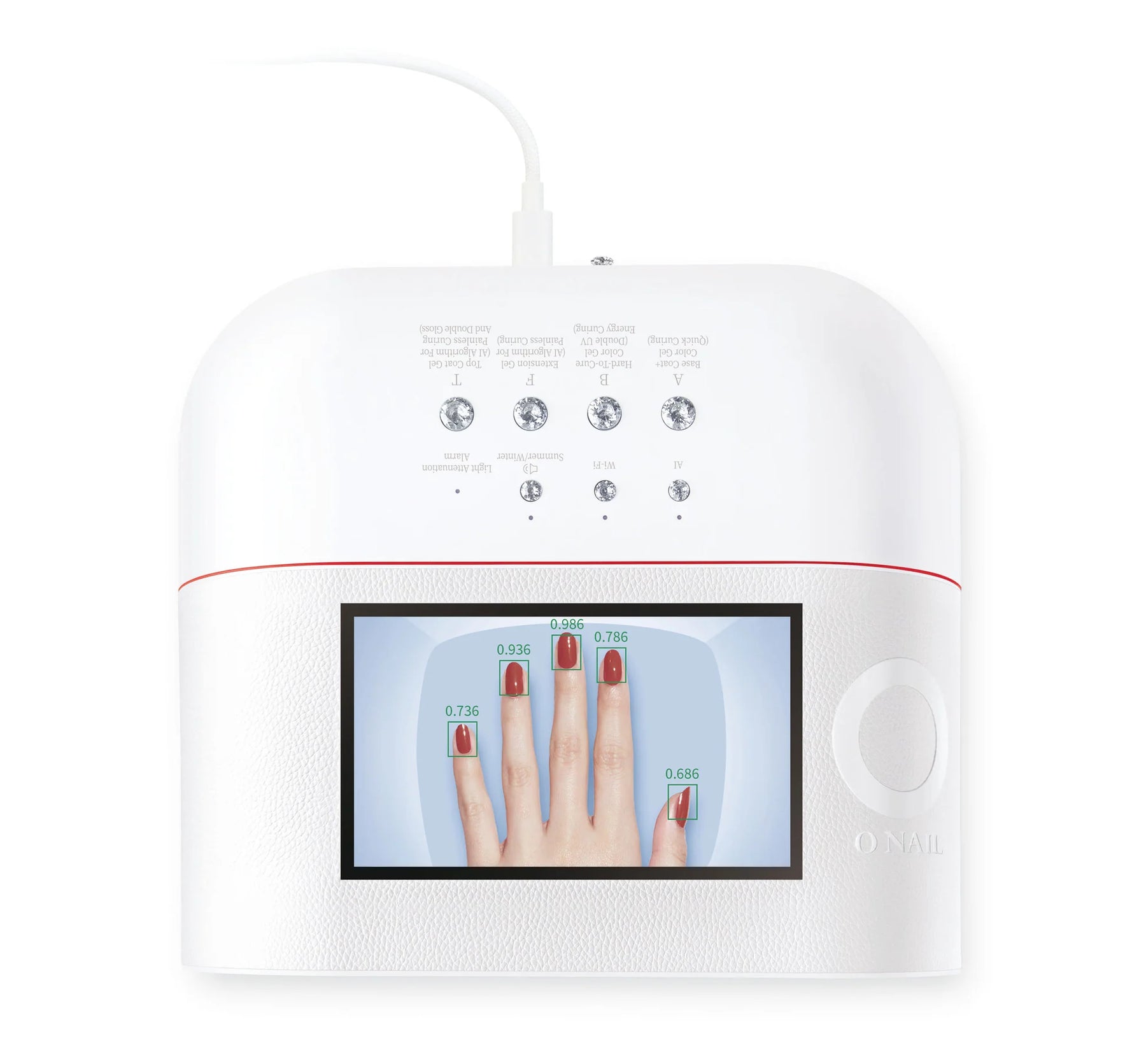 O NAIL AI UV Lamp – ONAIL Smart LED Nail Lamp with 109 LEDs