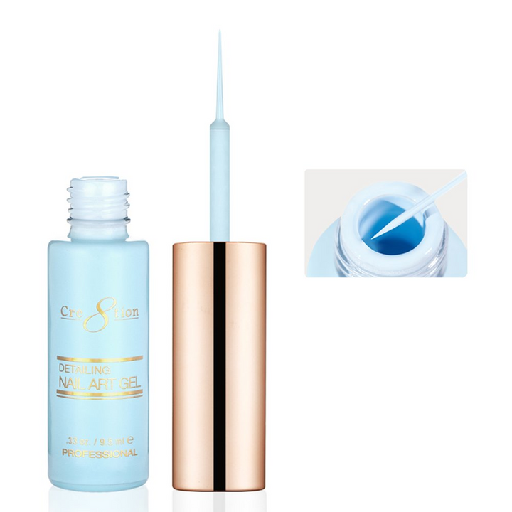 Cre8tion Detailing Nail Art Gel - Pastel Collection (18 Colors)