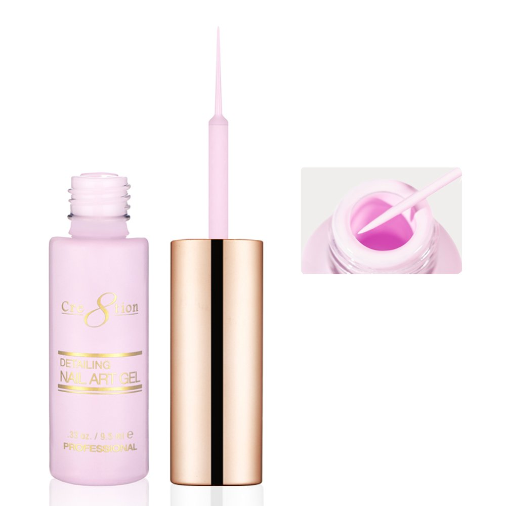 Cre8tion Detailing Nail Art Gel - Pastel Collection (18 Colors)