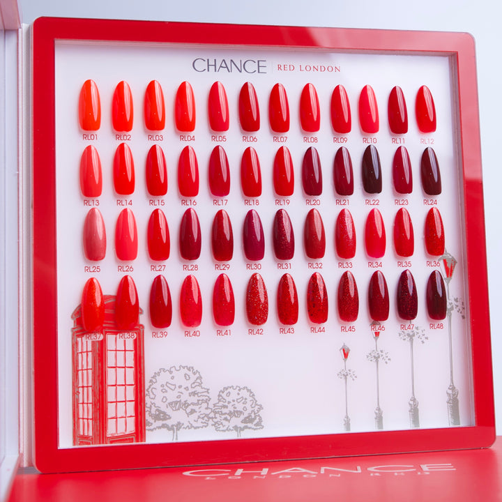 Cre8tion Chance "Red London" Gel Full Kit 48 Colors