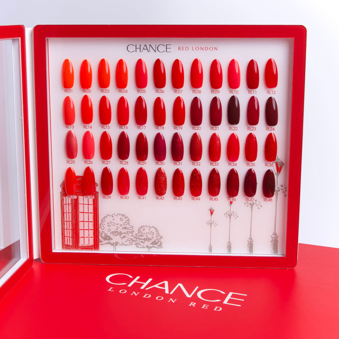Cre8tion Chance "Red London" Gel Full Kit 48 Colors