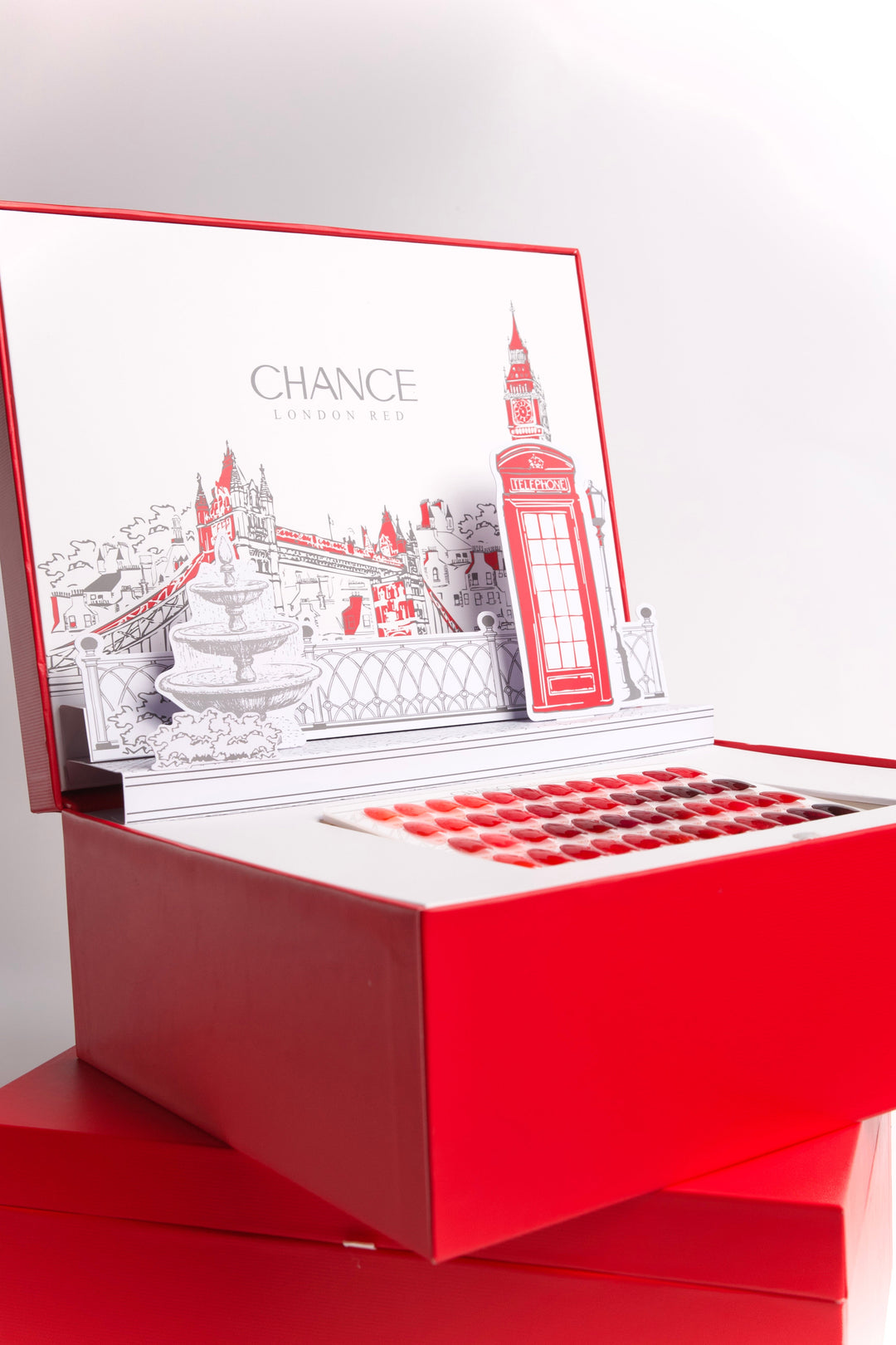 Cre8tion Chance "Red London" Gel Full Kit 48 Colors