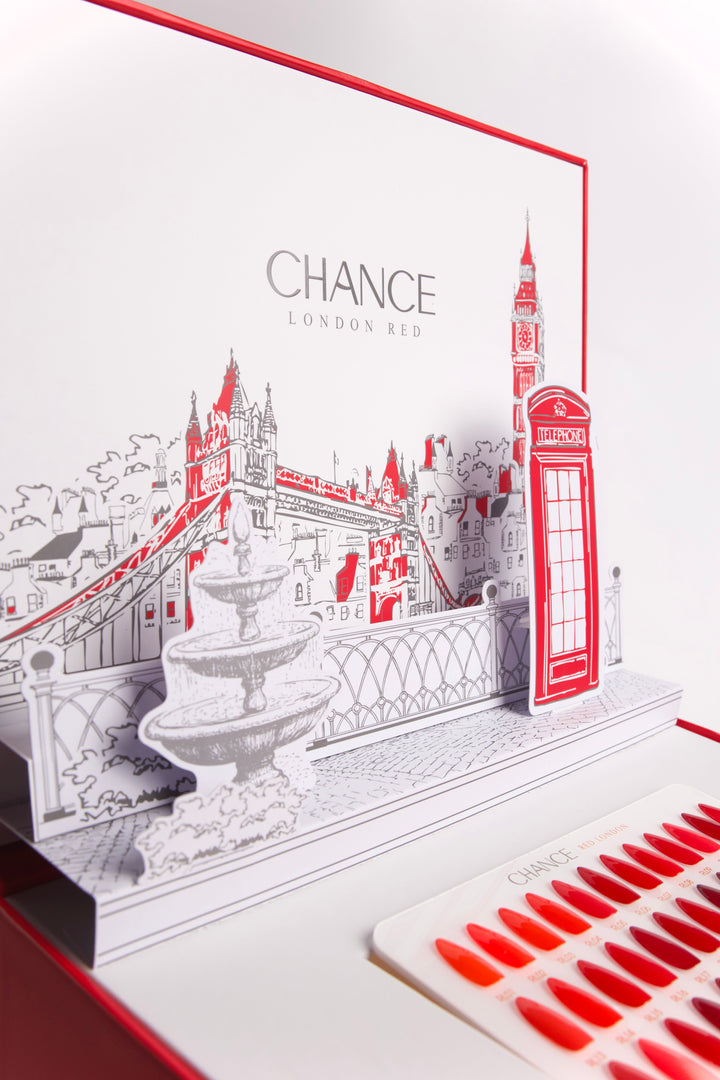 Cre8tion Chance "Red London" Gel Full Kit 48 Colors
