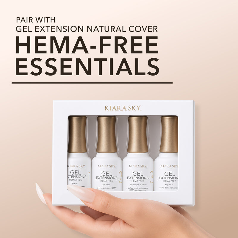 Kiara Sky Natural Gel Extensions - Round (504 pcs.) 14 Sizes Nail Tips