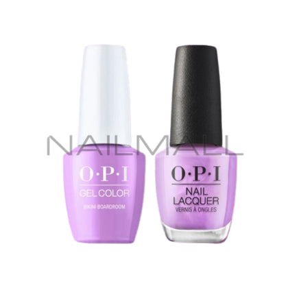 OPI	Summer 2023	Summer Makes the Rules	Gel Duo	Matching Gelcolor and Nail Polish	Bikini Boardroom	P006