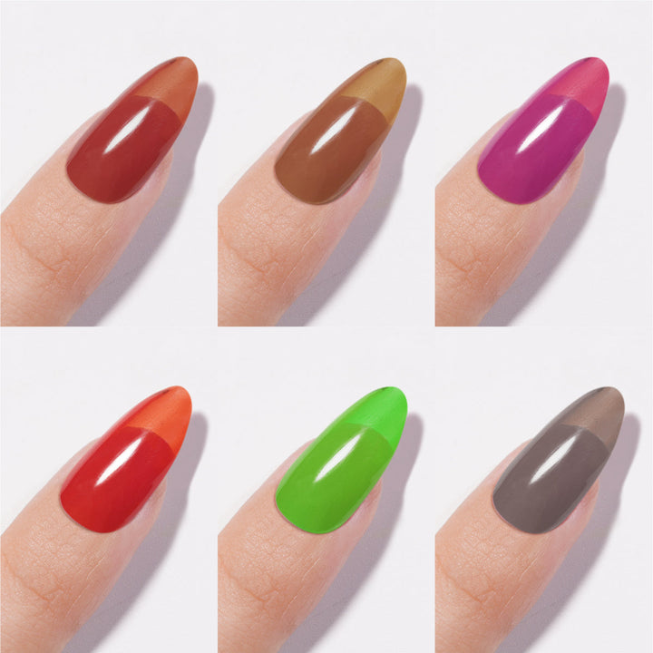 Cre8tion Chance Autumn Sunset Collection 0.5oz #19 Collection Kit - 18 Colors Gel Collection