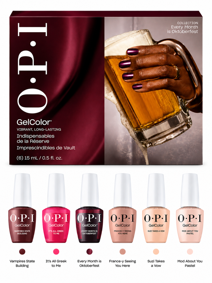OPI Gel Polish Intelli-Gel Kit #1 | OPI's Most Requested Fall 2026 Collection (6 Shades Bundle)