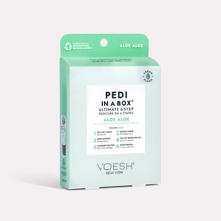 Voesh Pedi in a Box 6 Step | Disposable Spa Pedicure Kit