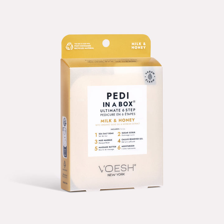 Voesh Pedi in a Box 6 Step | Disposable Spa Pedicure Kit