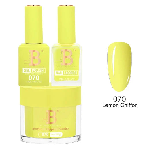Billionaire Trio Matching Set - Imperial Collection - Lemon Chiffon (070)
