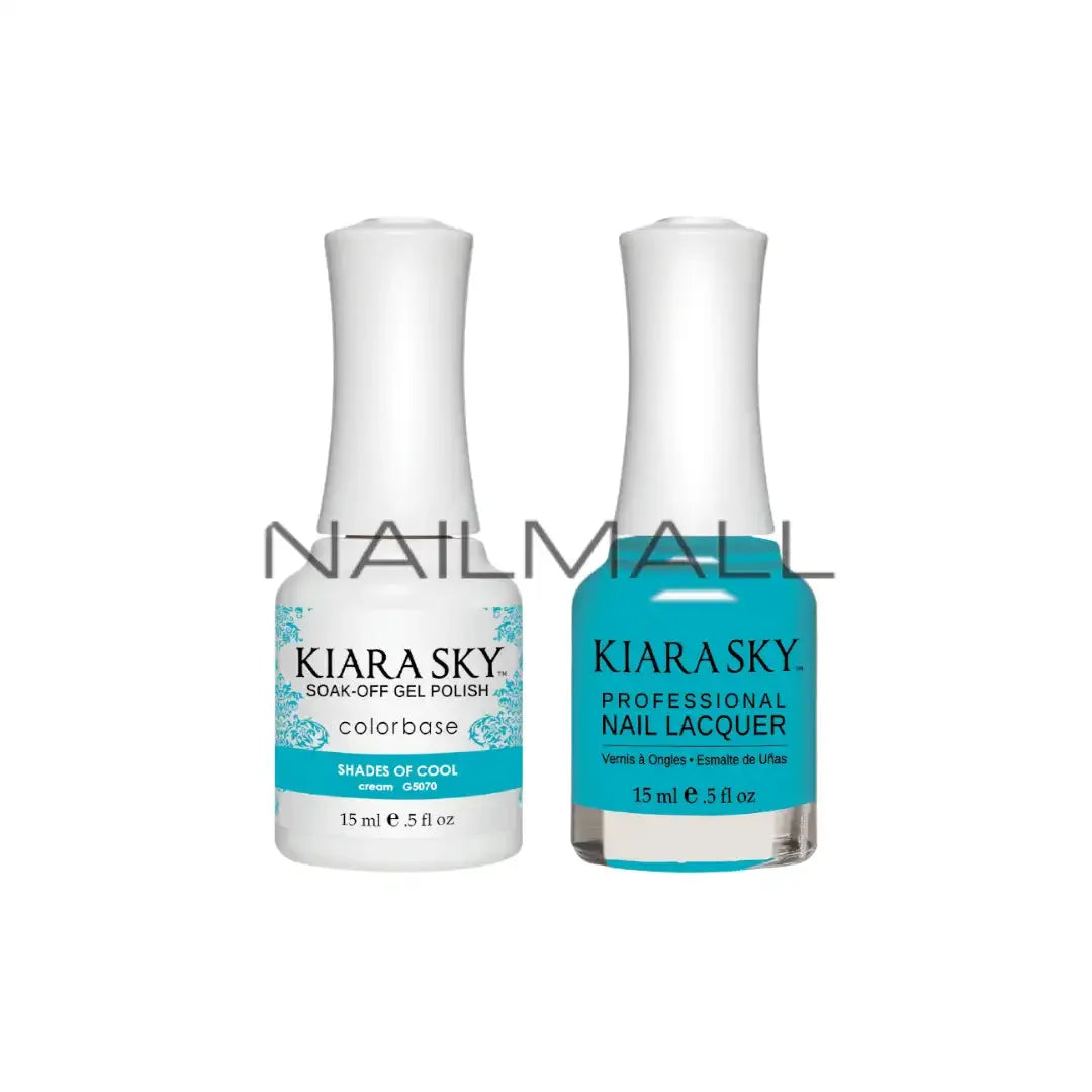Shades of Cool	5070 - Kiara Sky	All in One	Gel Duo	Matching Gel and Nail Polish