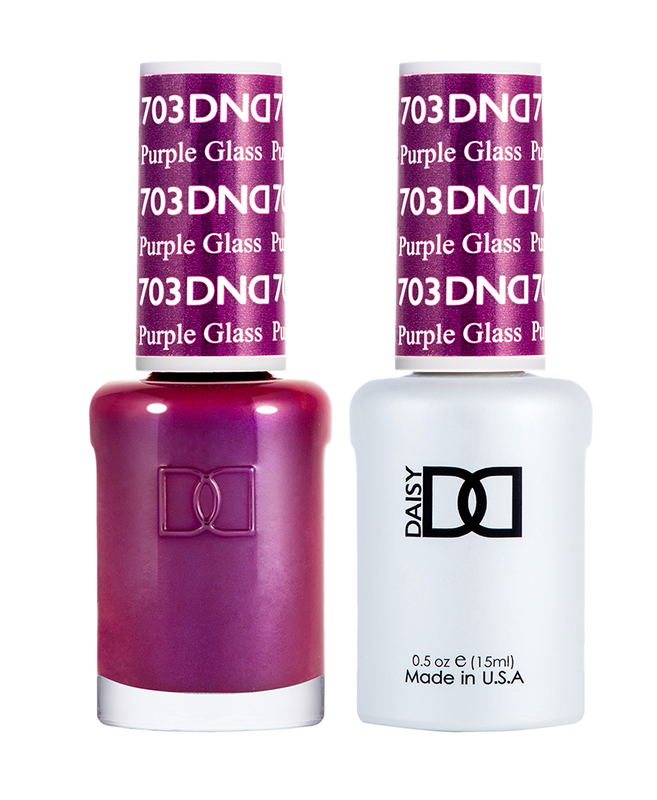Purple Glass #703 - Daisy DND Matching Gel Duo Set