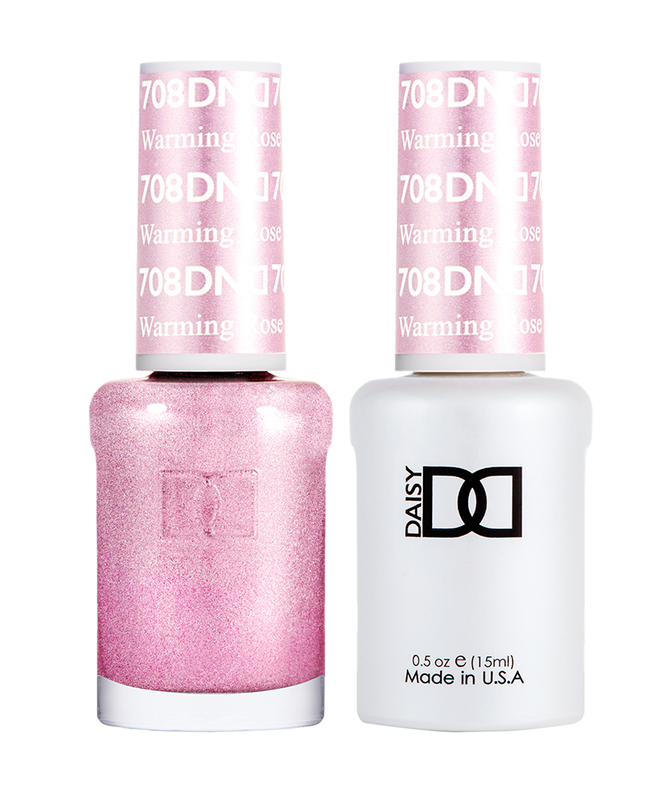 Warming Rose #708 - Daisy DND Matching Gel Duo Set