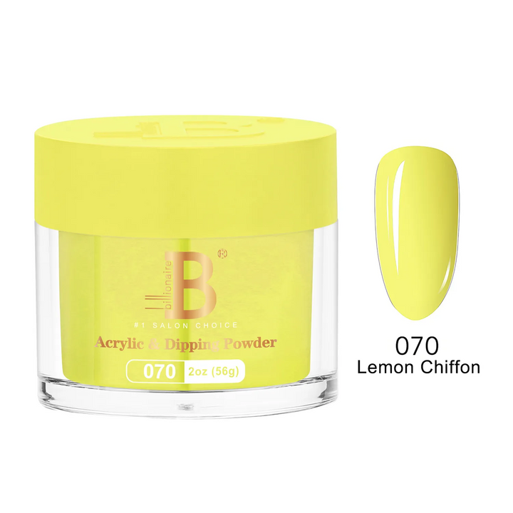 Billionaire Dip Acrylic Powder - Imperial Collection - Lemon Chiffon (070)