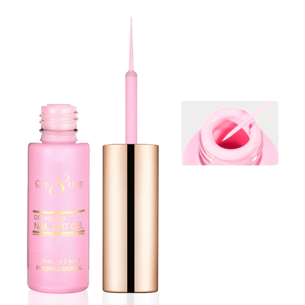 Cre8tion Detailing Nail Art Gel - Pastel Collection (18 Colors)