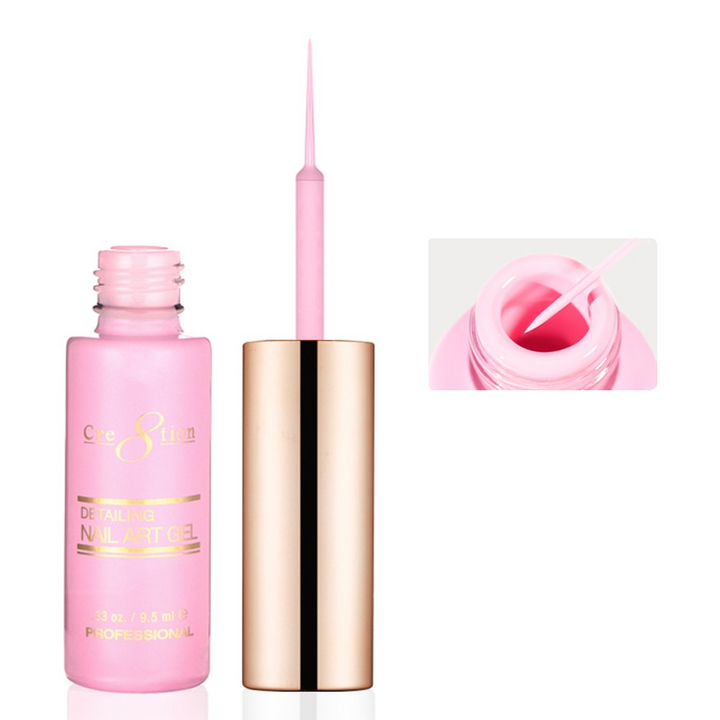Cre8tion Detailing Nail Art Gel - Pastel Collection (18 Colors)
