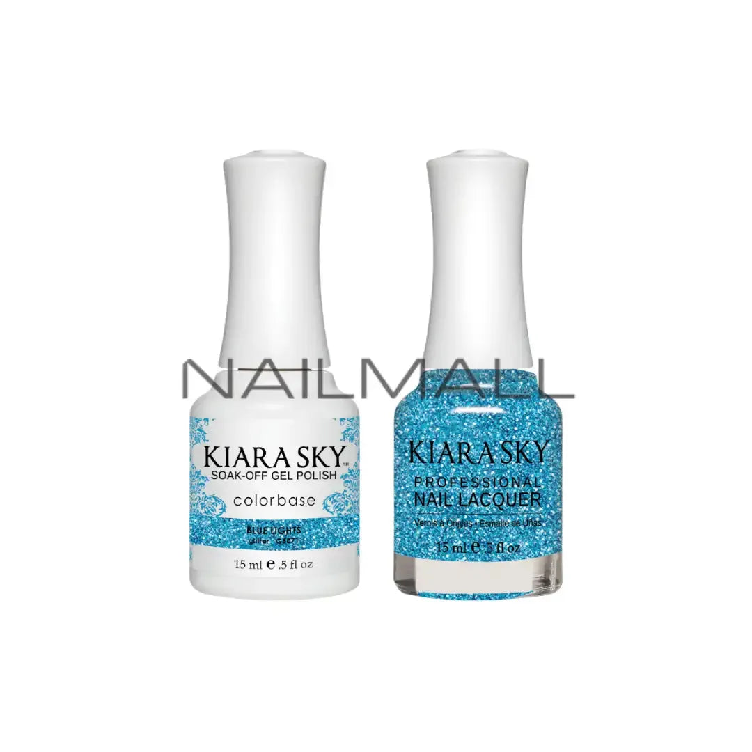 Blue Lights	5071 - Kiara Sky	All in One	Gel Duo	Matching Gel and Nail Polish