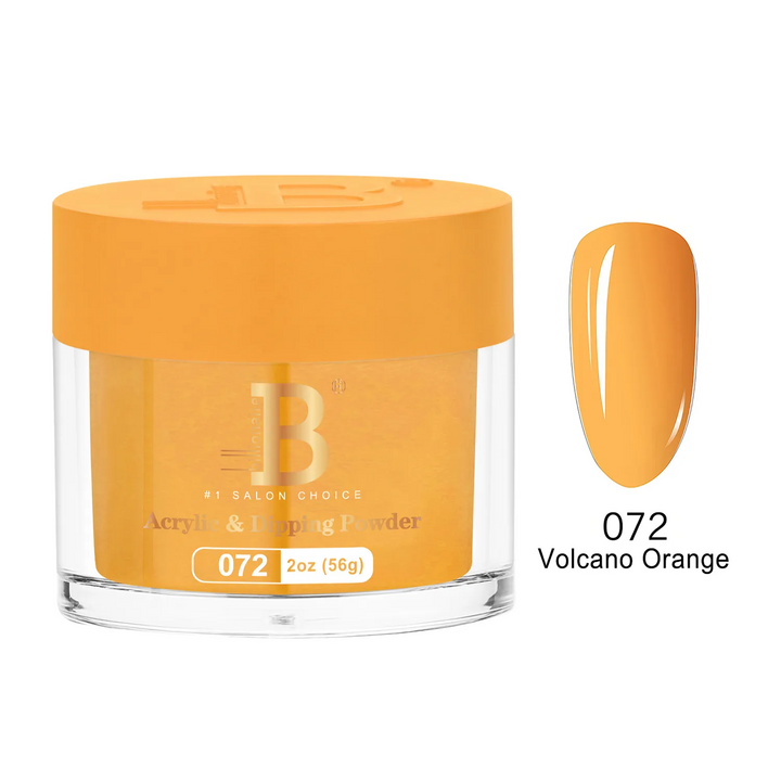 Billionaire Dip Acrylic Powder - Imperial Collection - Volcano Orange (072)