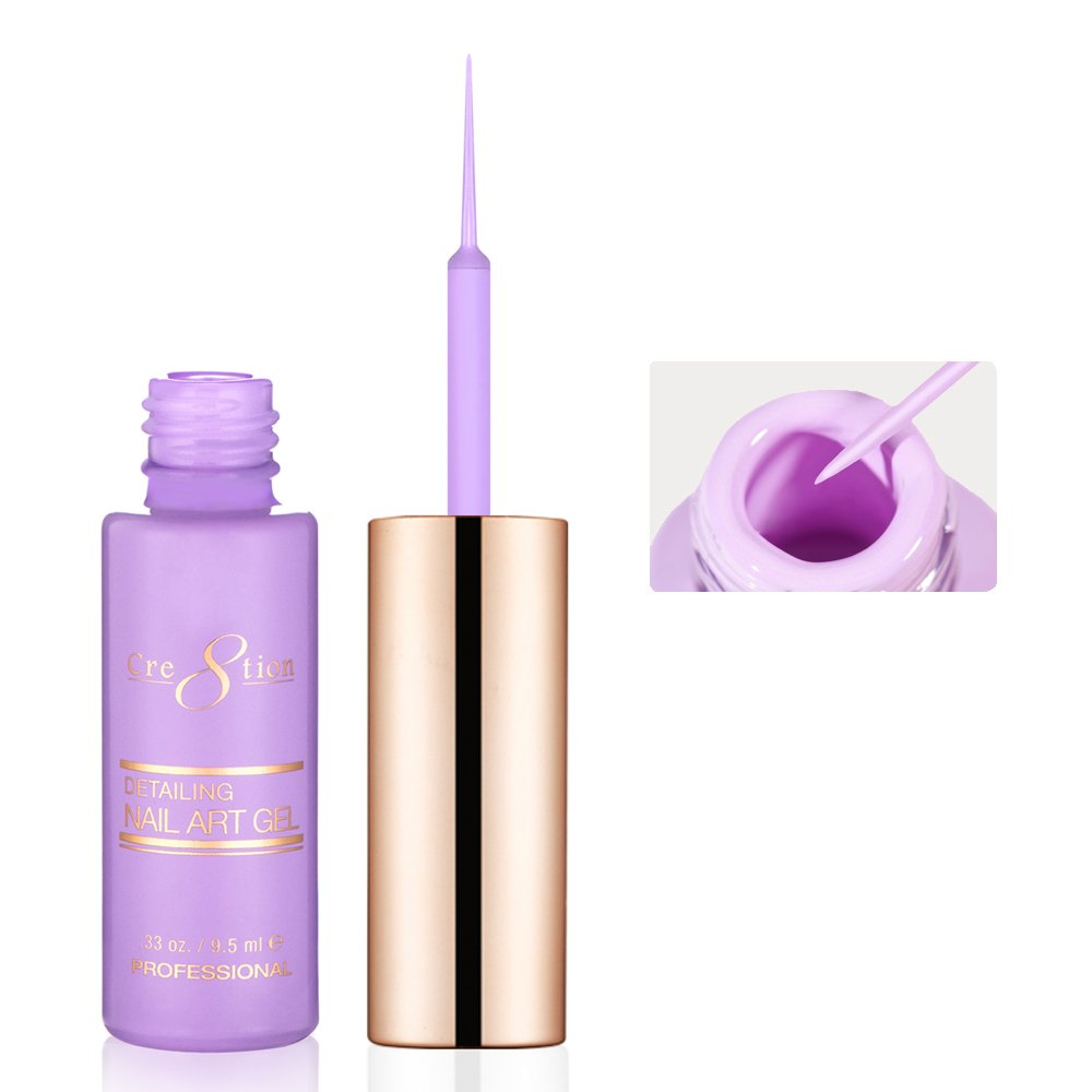 Cre8tion Detailing Nail Art Gel - Pastel Collection (18 Colors)