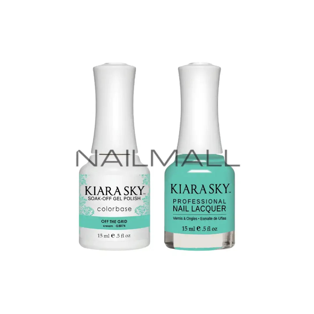 Off the Grid	5074 - Kiara Sky	All in One	Gel Duo	Matching Gel and Nail Polish