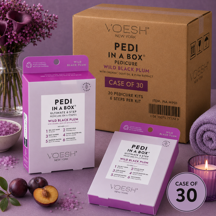 Voesh Pedi in a Box 6 Step | Disposable Spa Pedicure Kit
