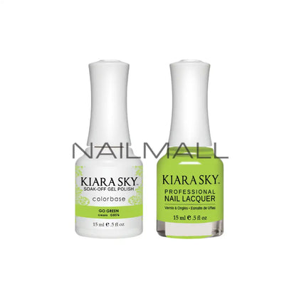 Kiara Sky	All in One	Gel Duo	Matching Gel and Nail Polish	Go Green	5076