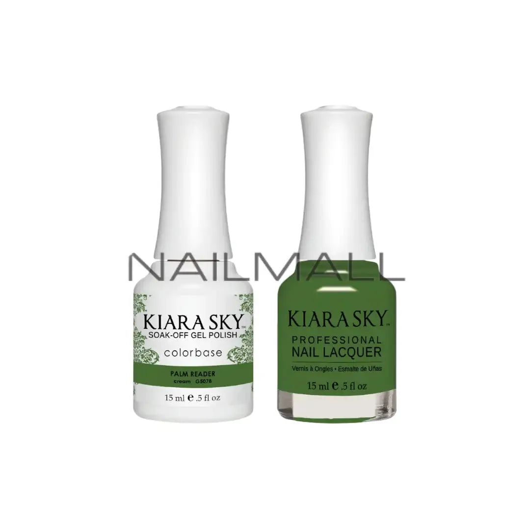 Palm Reader	5078 - Kiara Sky	All in One	Gel Duo	Matching Gel and Nail Polish